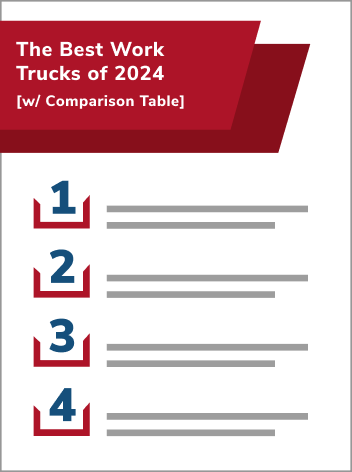 The Best Work Trucks of 2024 [Free Guide w/ Comparison Tables]